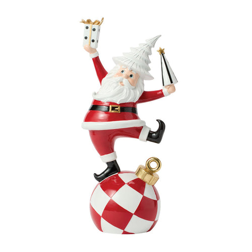 Santa with Tree and Giftbox