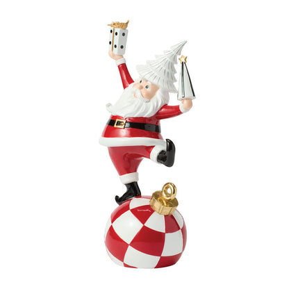 Santa with Tree and Giftbox