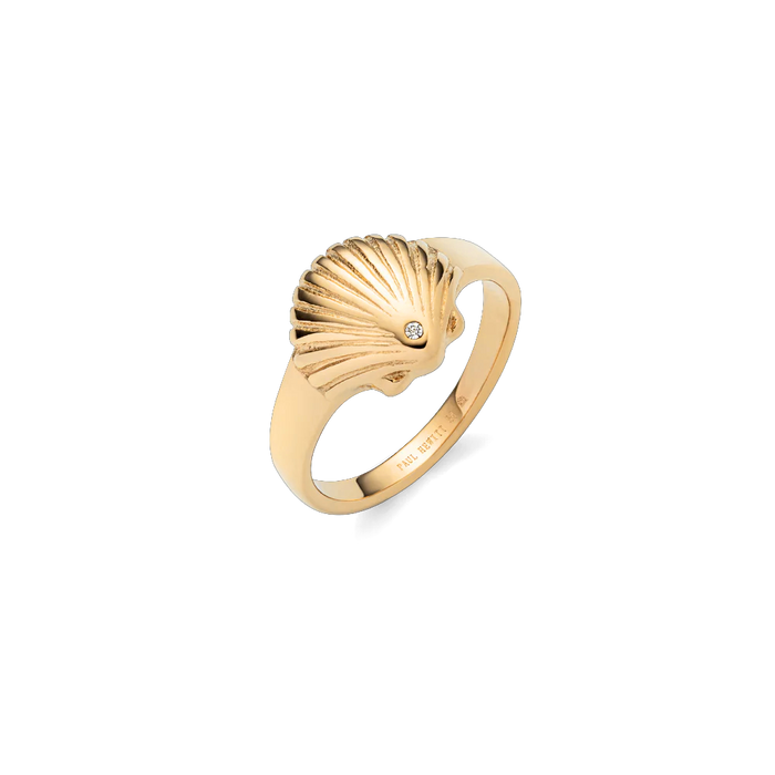 Scallop Ring Gold