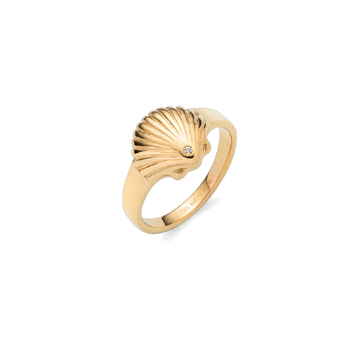 Scallop Ring Gold