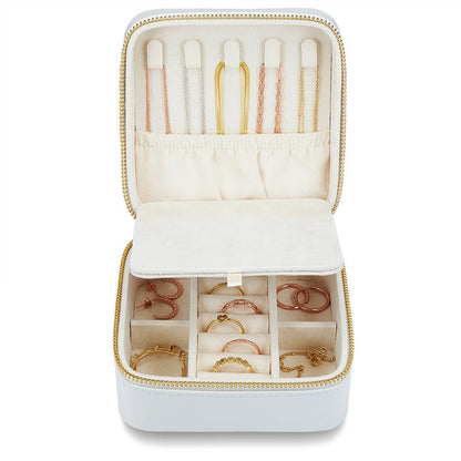 Schmuck Organizer mit Spiegel Medium weiß