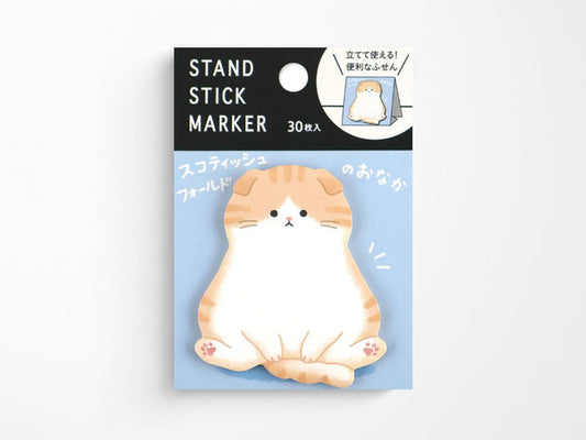 Scottish Fold Belly Sticky Memo Pad
