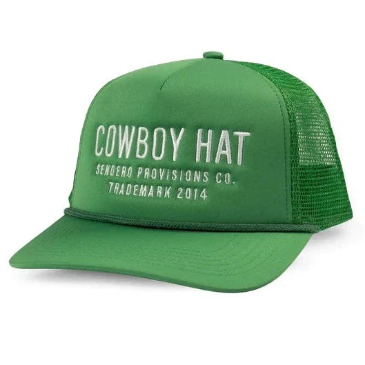 Sendero Provisions Co. "Cowboy Hat" Snapback Hat in Green