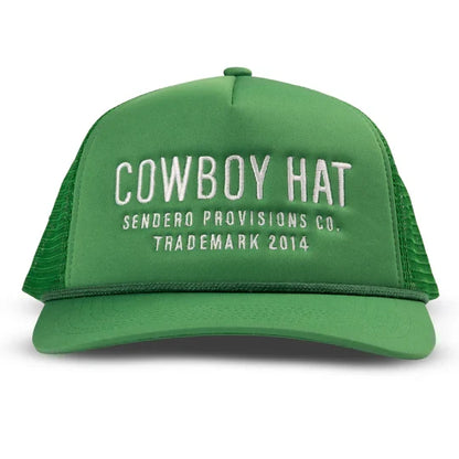 Sendero Provisions Co. "Cowboy Hat" Snapback Hat in Green