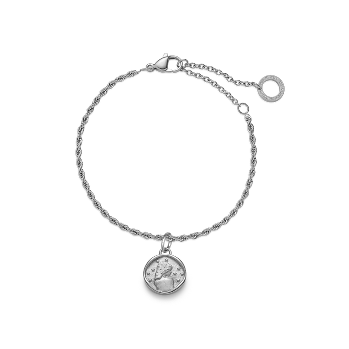 Set Virgo Charm und Armkette Silber