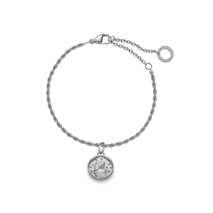 Set Virgo Charm und Armkette Silber