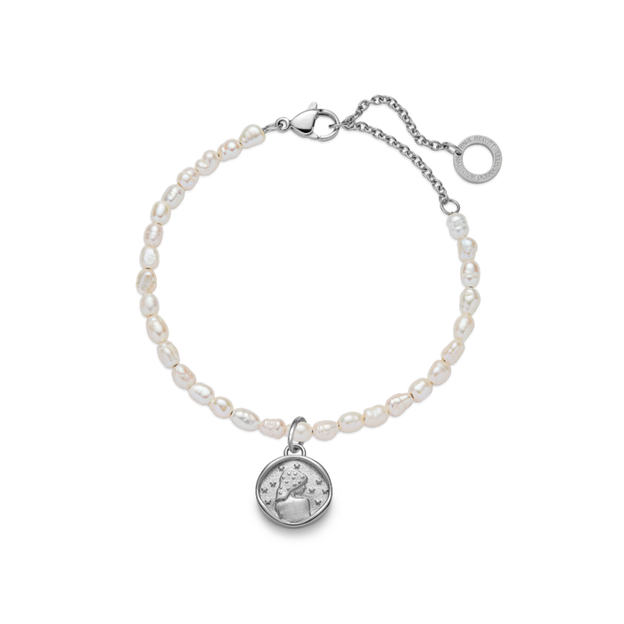 Set Virgo Charm und Armkette Silber