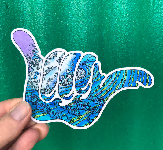 Shaka Sticker
