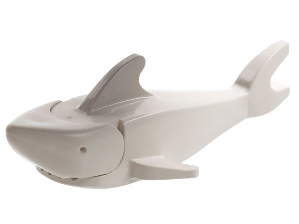 Shark with Pointed Nose and Debossed Eyes