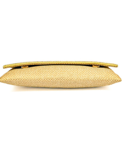 Shimmery golden clutch