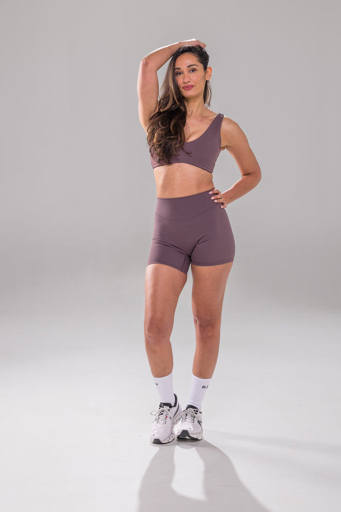 Silhouette Short - Cacao Plum