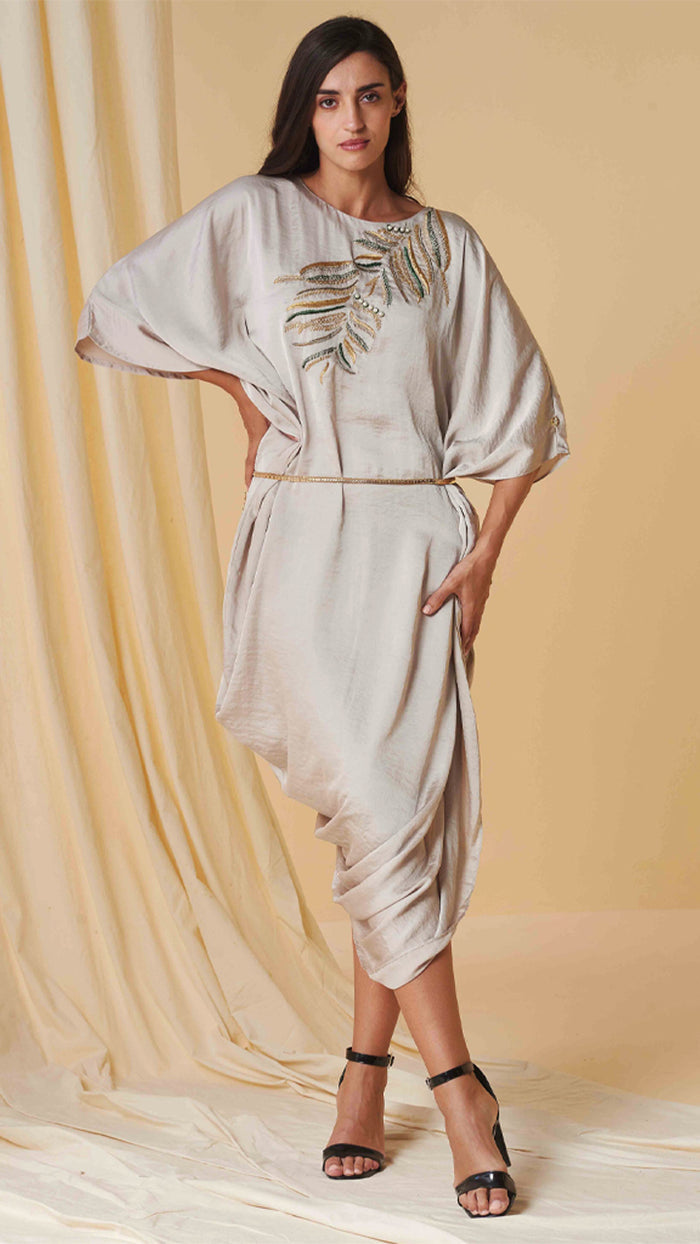 Silver Drape Silhouette