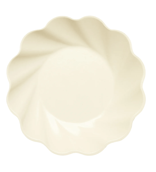 Sophistiplate Party Simply Eco Salad Plates - Cream