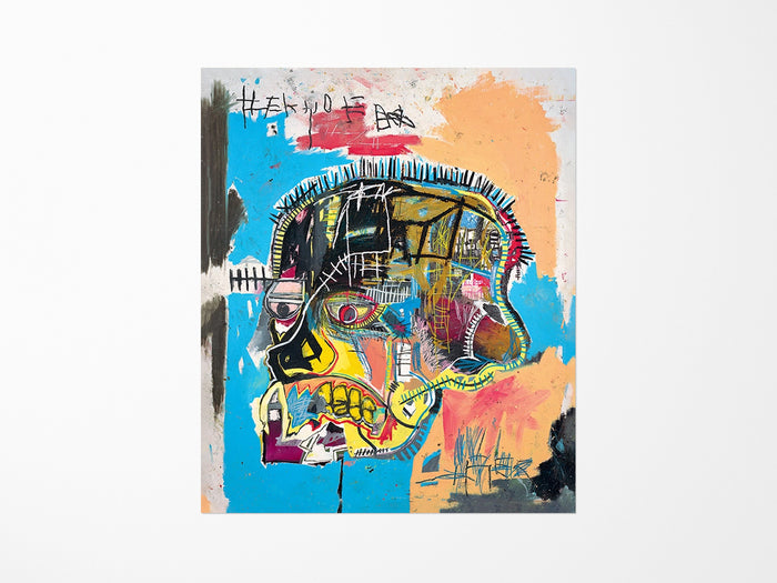 Skull by Basquiat Vinyl Sticker