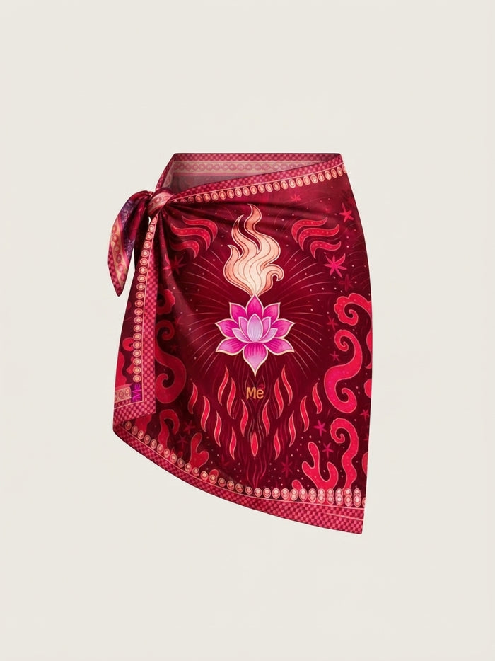 Sky Red Aura Scarf
