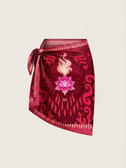 Sky Red Aura Scarf
