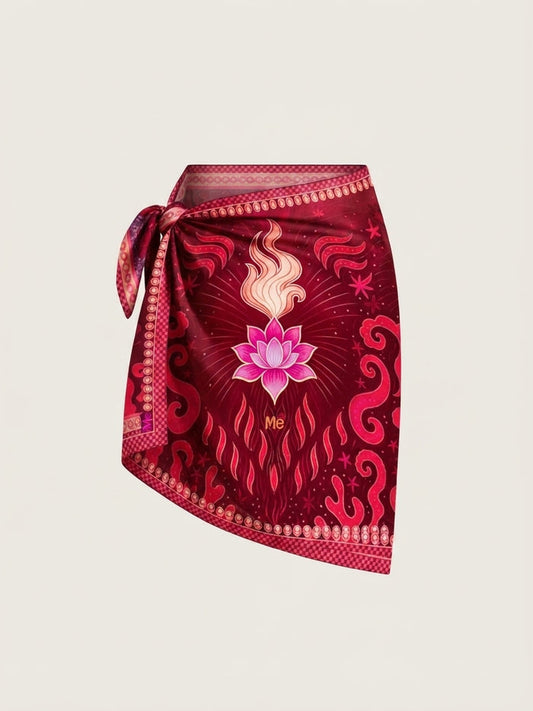Sky Red Aura Scarf