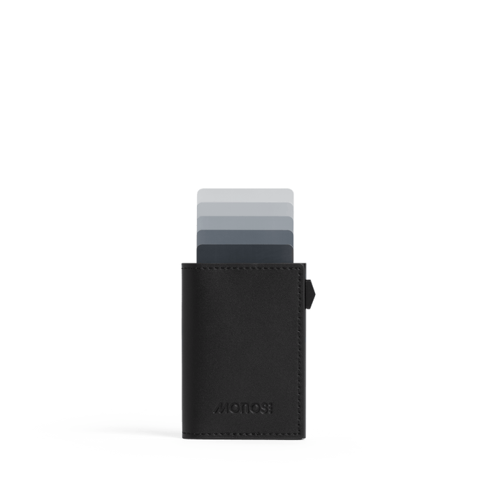 Carbon Black / Black Scaled | Slim Wallet Pro in Carbon Black/Black