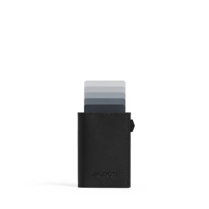 Carbon Black / Black Scaled | Slim Wallet Pro in Carbon Black/Black