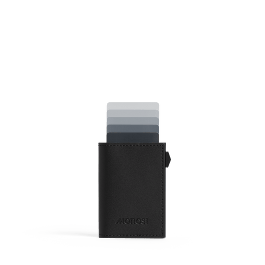 Carbon Black / Black Scaled | Slim Wallet Pro in Carbon Black/Black