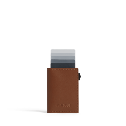 Mahogany / Black Scaled | Slim Wallet Pro in Mahogany / Black