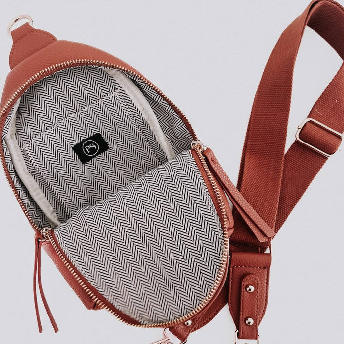 Sling Bag:Brown