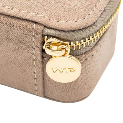 Smyckeskrin, Beige Sammet