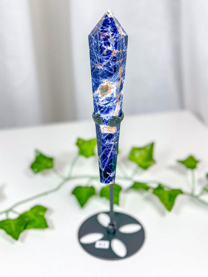 Sodalite Wand on Stand (86B)