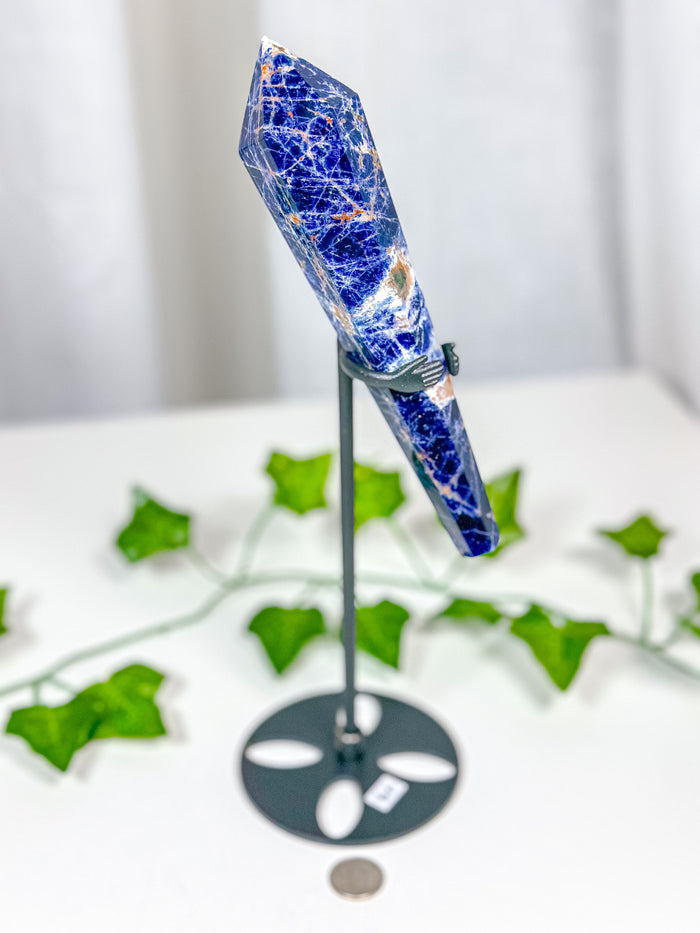Sodalite Wand on Stand (86B)