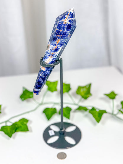 Sodalite Wand on Stand (86B)