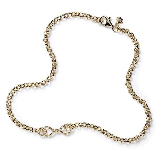 Southern Gates Gold Plated Necklace Infinity Necklace (99370)
