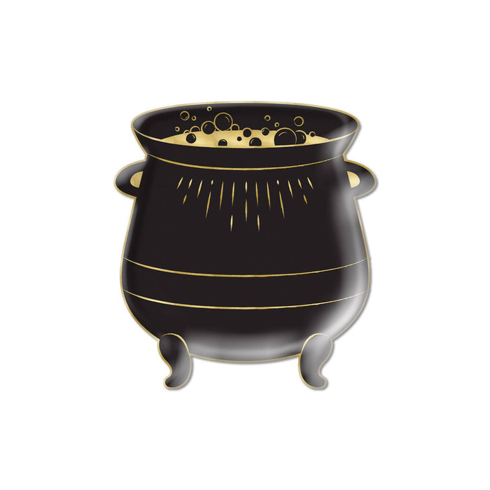 Spellbound Cauldron Shaped 9" Plate- Halloween