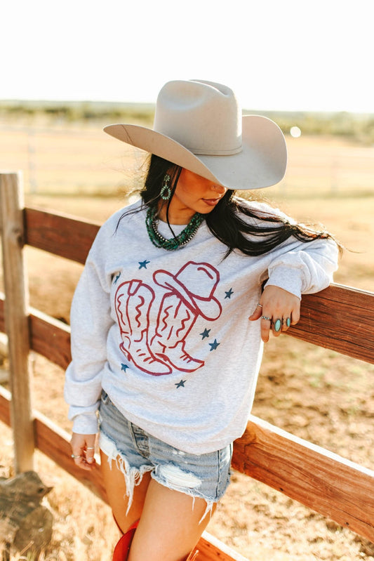 Rodeo Ready Graphic SweatshirtAshS