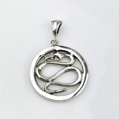 Sterling Silver Charleston Gates Philip Simmons Snake Pendant