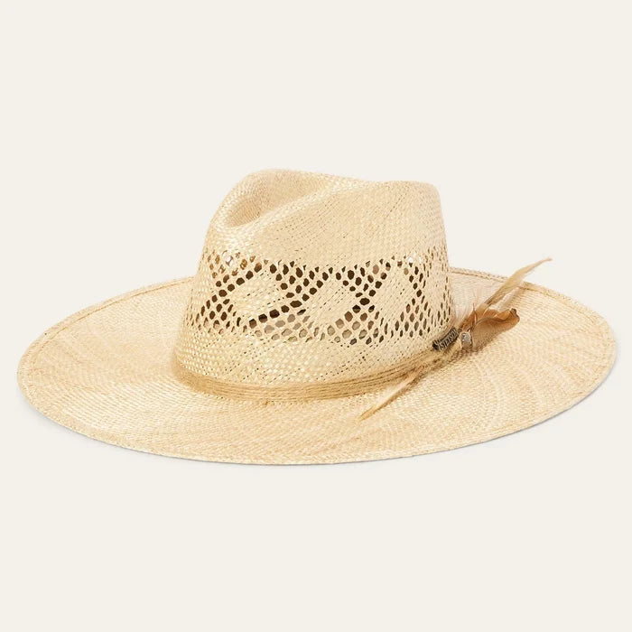 Stetson Chorus Flat Brim Fashion Straw Hat