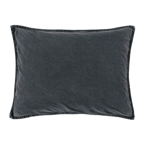 Stonewashed Cotton Canvas Pillow Sham