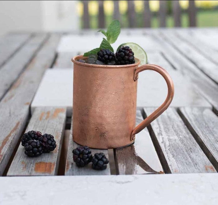 Straight Hammered Mug Set of 2 | Each Mug Holds 16oz