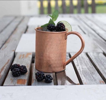 Straight Hammered Mug Set of 2 | Each Mug Holds 16oz