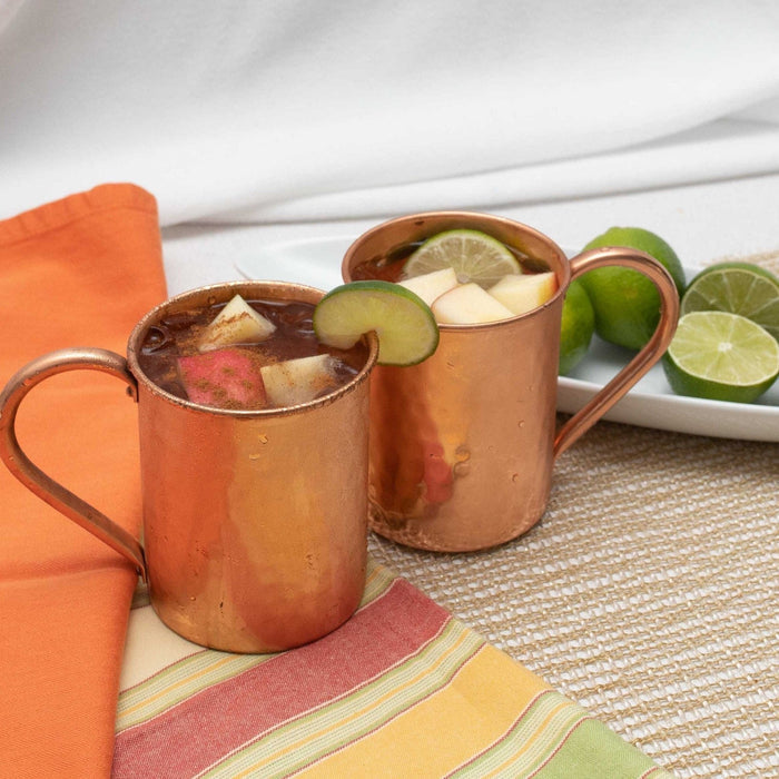Straight Hammered Mug Set of 2 | Each Mug Holds 16oz