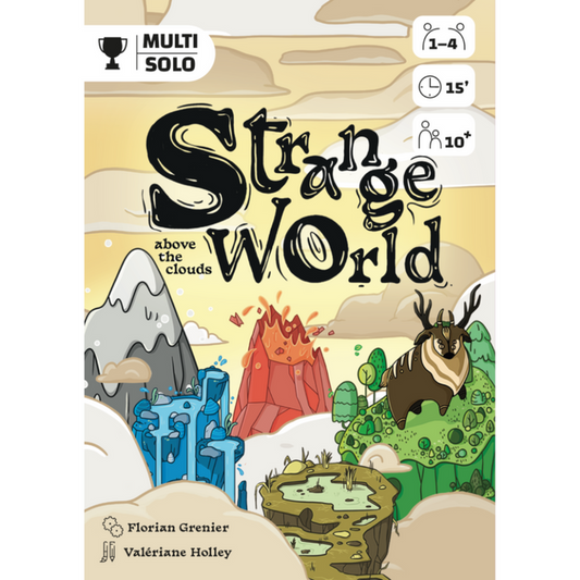 Strange World above the Clouds - Kniffliges Kartendrafting- und -legespiel