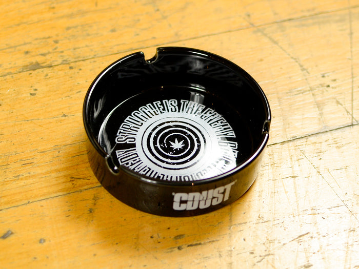 Struggle Is The Enemy Ceramic Ashtray - Black
