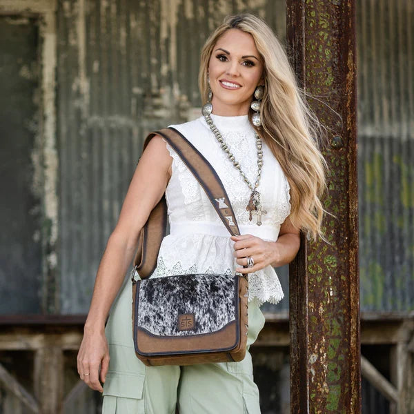 STS Ranchwear Roswell Cowhide Della Crossbody Bag