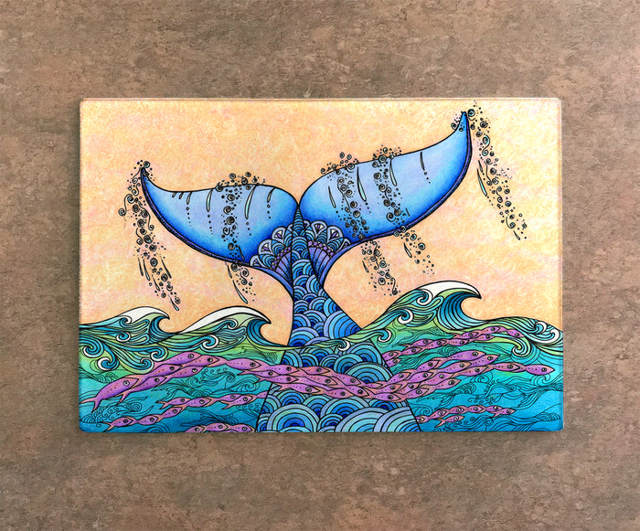 Tails of the Sea Cutting Board