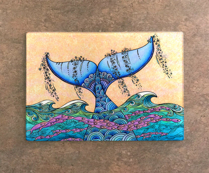 Tails of the Sea Cutting Board