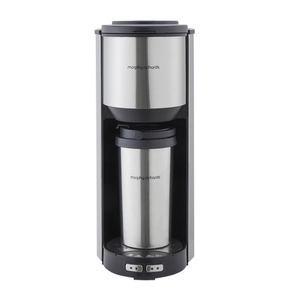 Tazza Pour & Go Single Cup Coffee Machine with Grinder