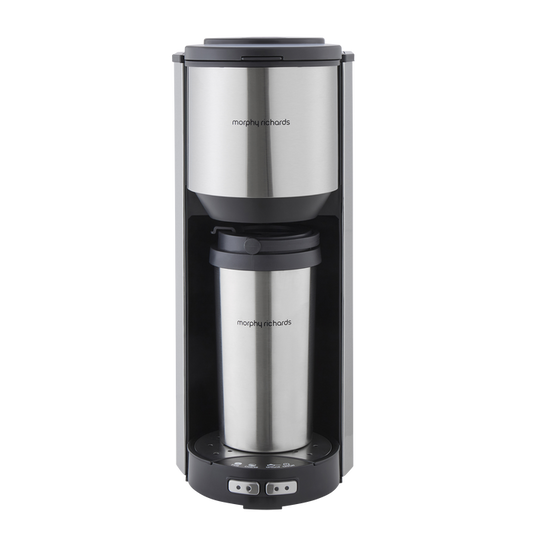 Tazza Pour & Go Single Cup Coffee Machine with Grinder