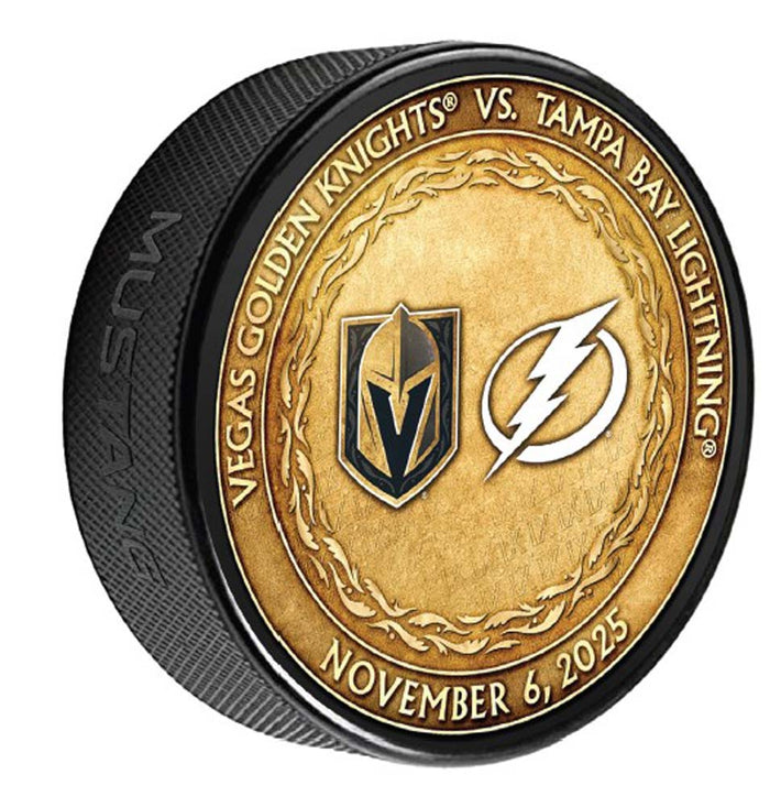 TBL vs. VGK Match-Up Puck 11/6/2025