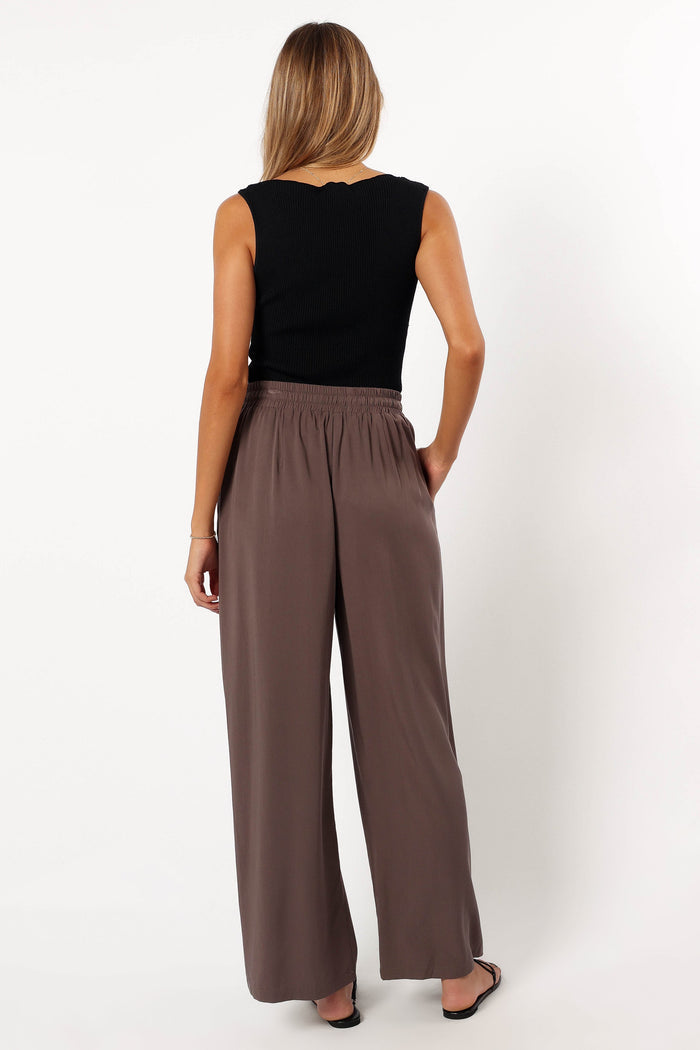 Petal and Pup USA BOTTOMS Teddy Pant - Charcoal