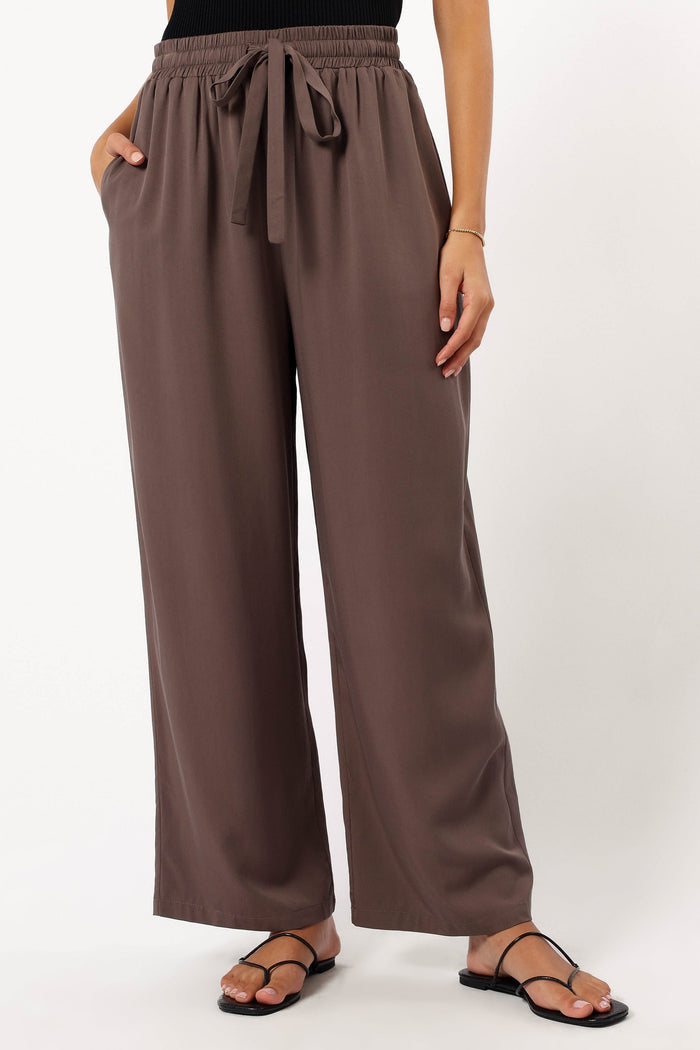 Petal and Pup USA BOTTOMS Teddy Pant - Charcoal