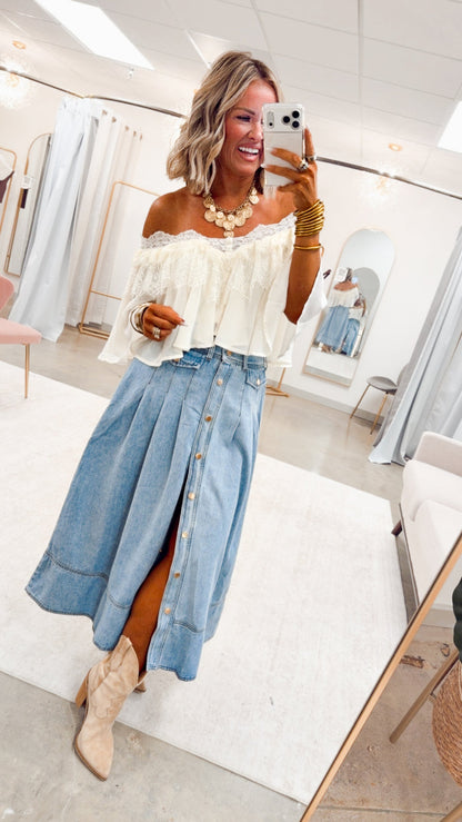 The Anastasia Lace Top